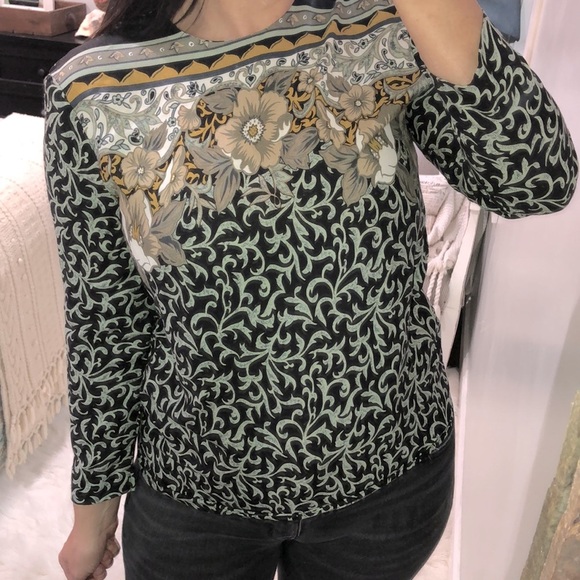 Ali Miles size small floral boho top - Picture 4 of 6